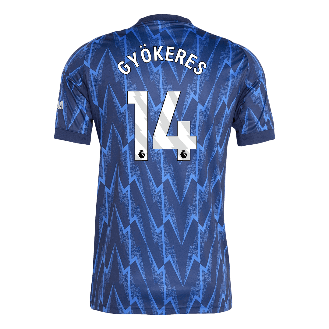 Tricouri Fotbal Arsenal GYÖKERES #14 Deplasare 2025/26 (mărime mare)