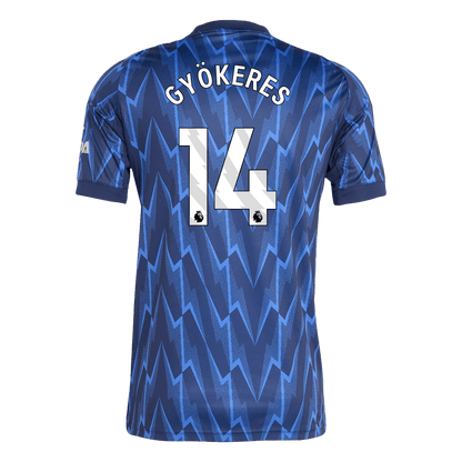 Tricouri Fotbal Arsenal GYÖKERES #14 Deplasare 2025/26 (mărime mare)
