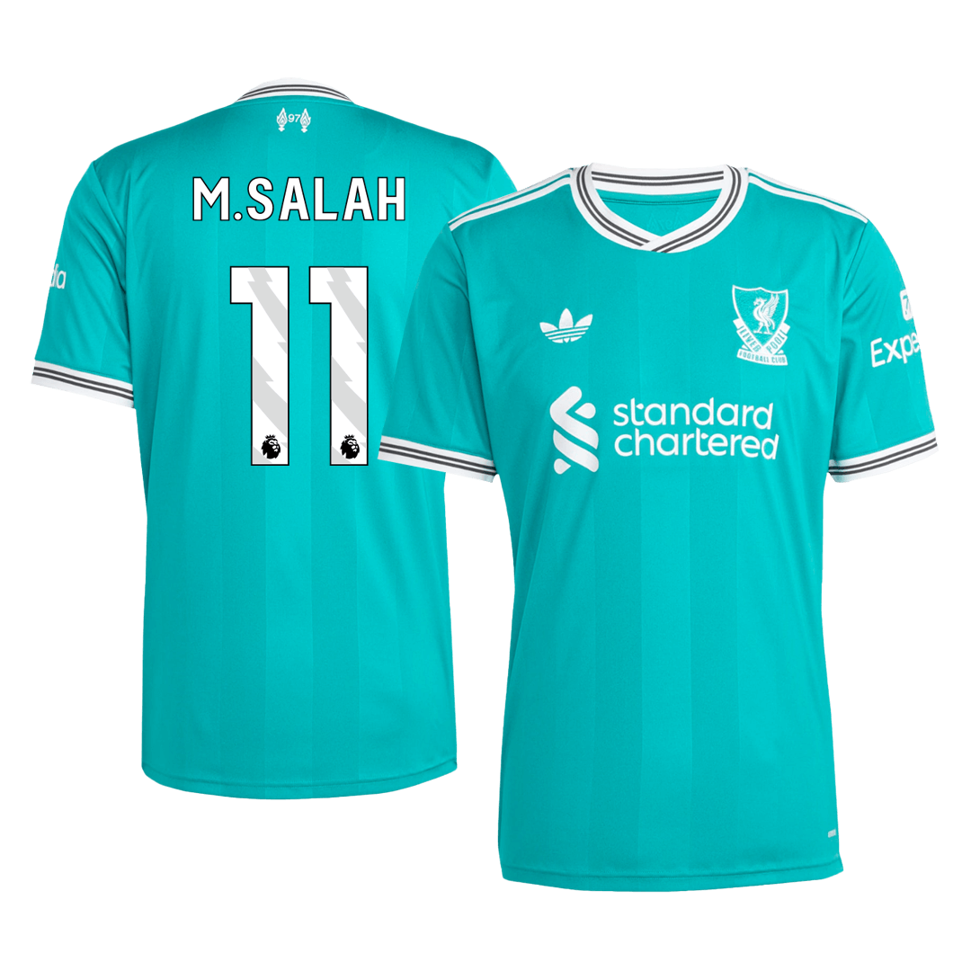 Tricouri Fotbal Liverpool M.SALAH #11 Treilea 2025/26