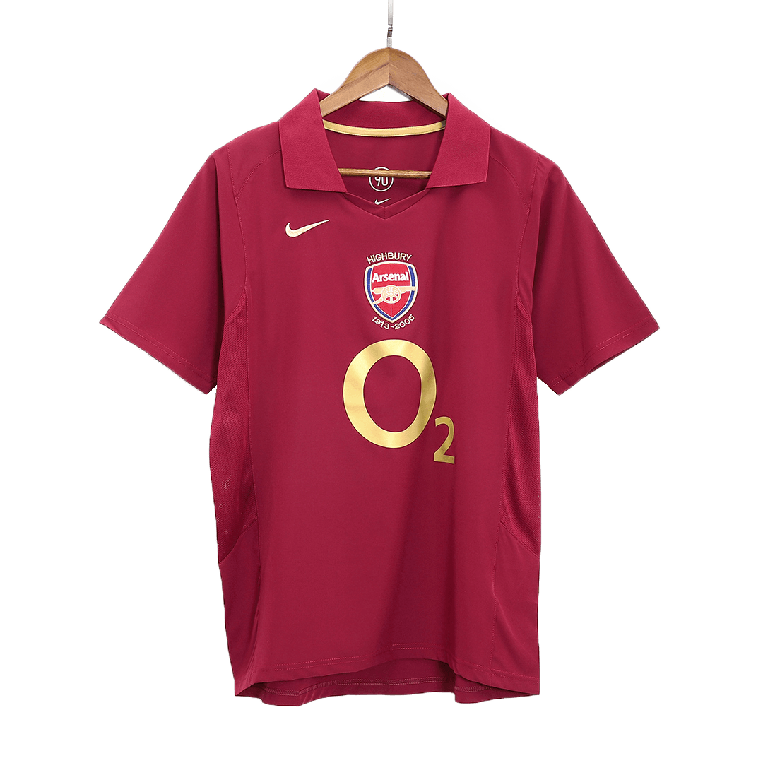 Tricouri Fotbal Vintage Arsenal HENRY #14 Acasă 2005/06