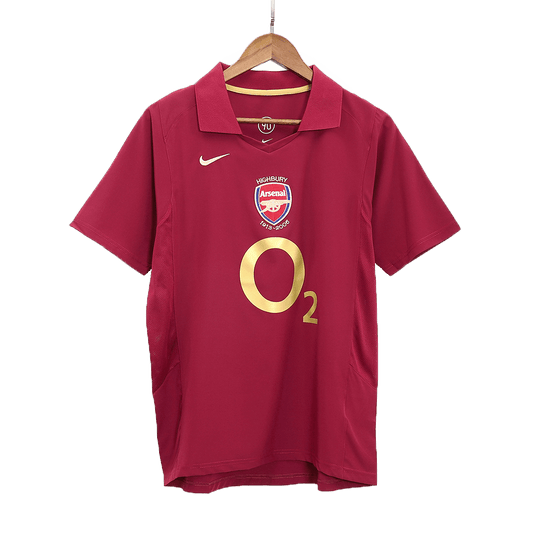 Tricouri Fotbal Vintage Arsenal HENRY #14 Acasă 2005/06