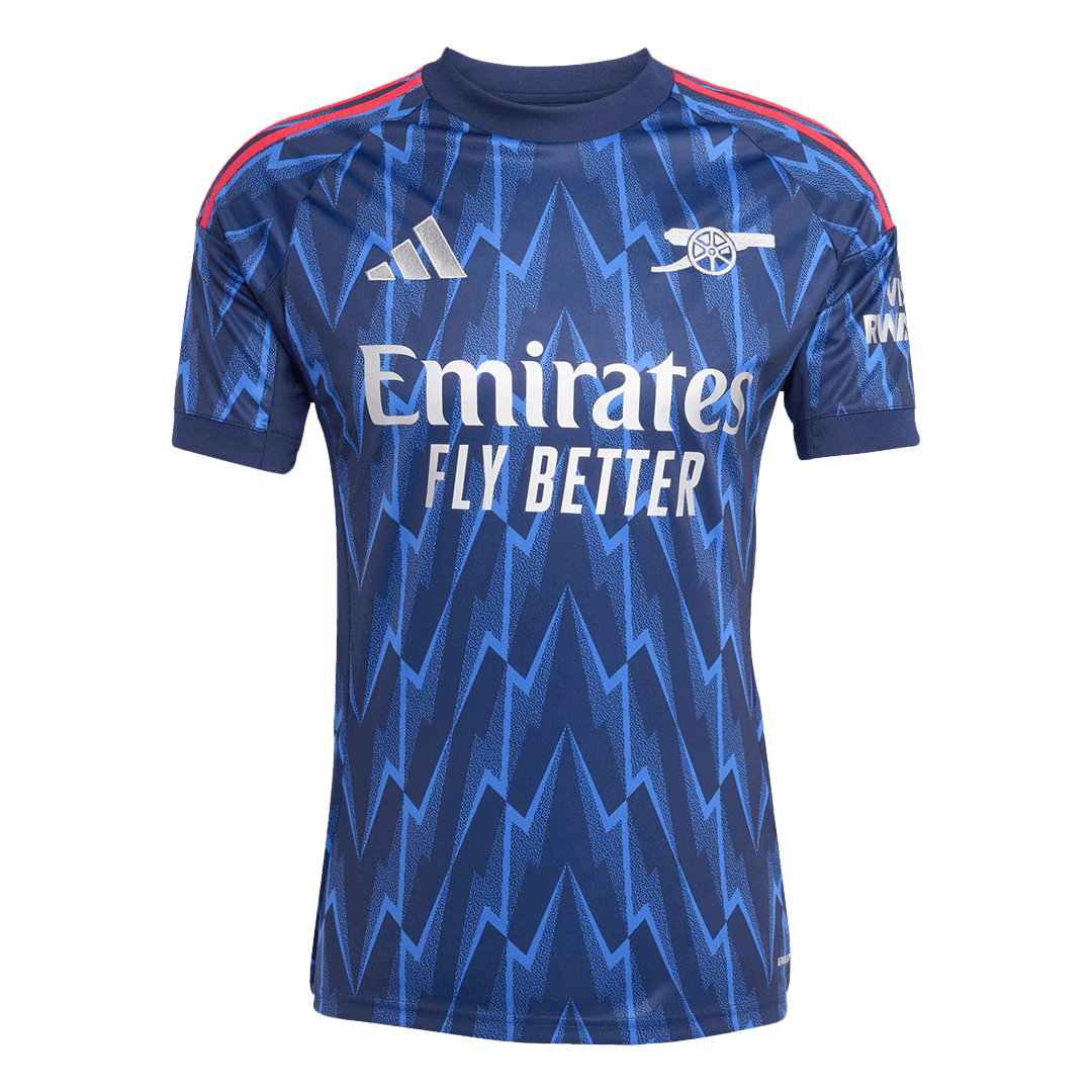 Tricouri Fotbal Arsenal RICE #41 Deplasare 2025/26 (mărime mare)