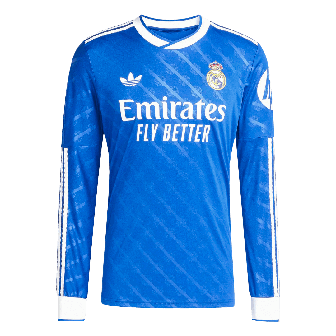 Tricouri Fotbal Real Madrid Treilea 2025/26 Mânecă Lungă (mărime mare)