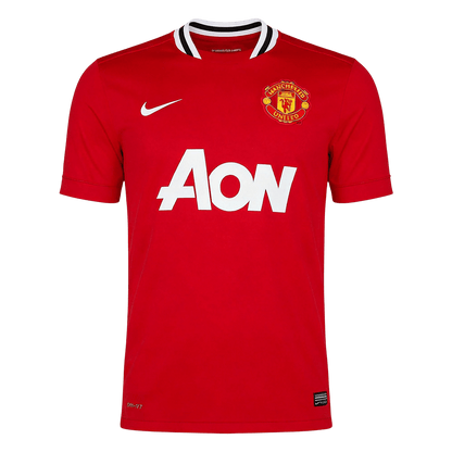 Tricouri Fotbal Vintage Manchester United Acasă 2011/12