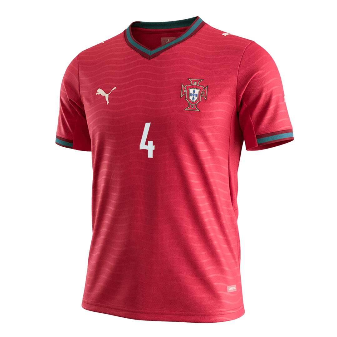 Tricouri Fotbal Portugalia RÚBEN DIAS #4 Acasă Cupa Mondială 2026