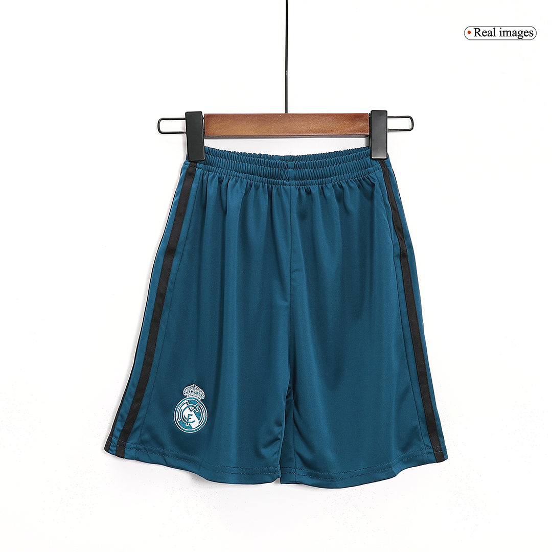 Set Tricouri Fotbal Real Madrid Treilea 2017/18 Pentru Copii