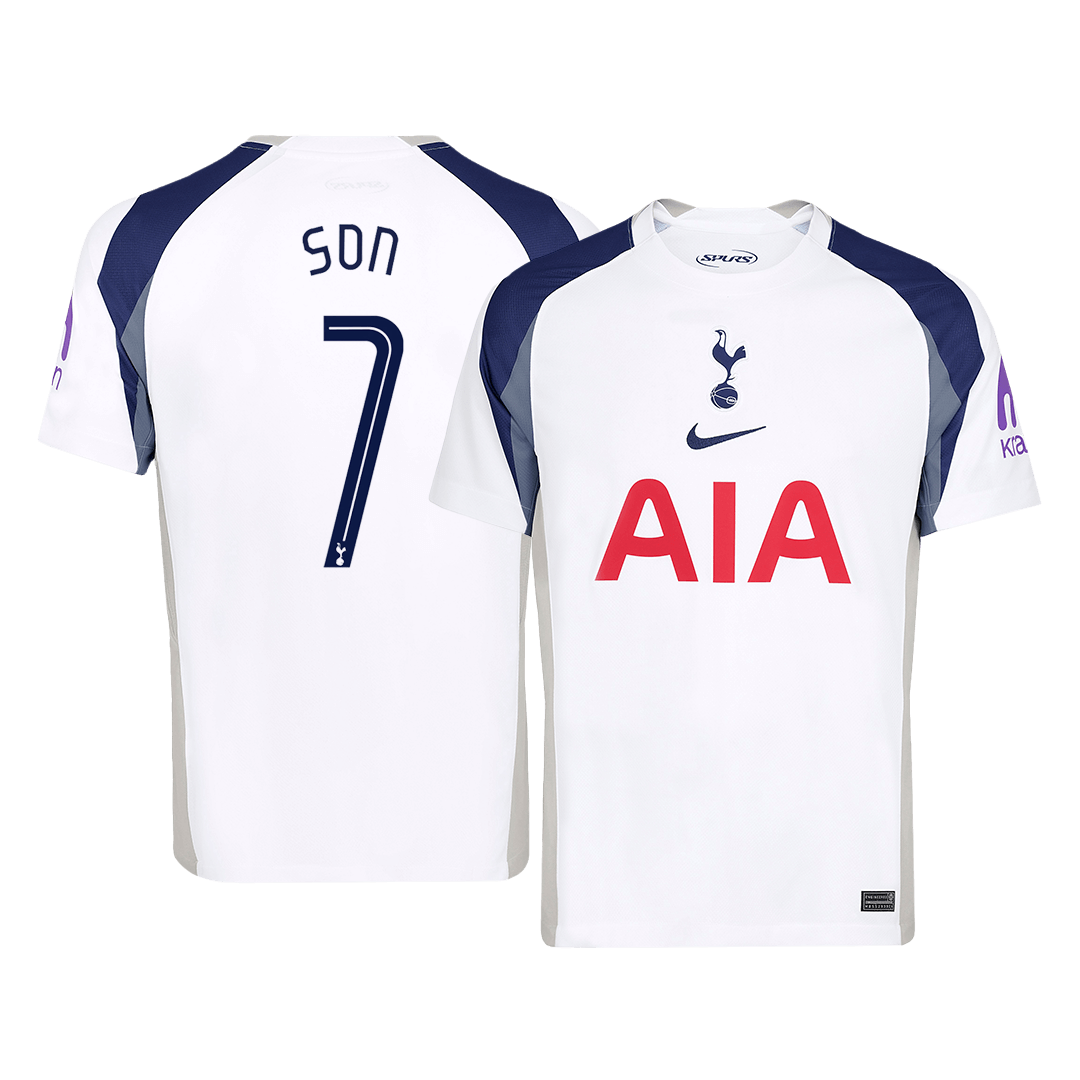 Tricouri Fotbal Tottenham Hotspur SON #7 Acasă 2025/26 - UCL (mărime mare)