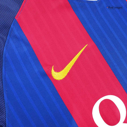 Tricouri Fotbal Vintage Barcelona Acasă 2016/17