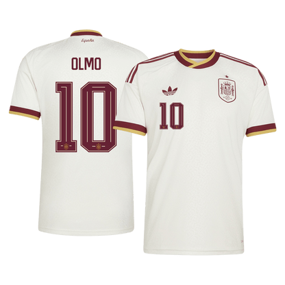 Tricouri Fotbal Spania OLMO #10 Deplasare Cupa Mondială 2026
