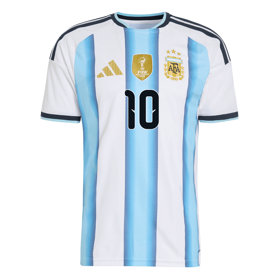 Tricouri Fotbal Argentina MESSI #10 Acasă Cupa Mondială 2026 Authentic