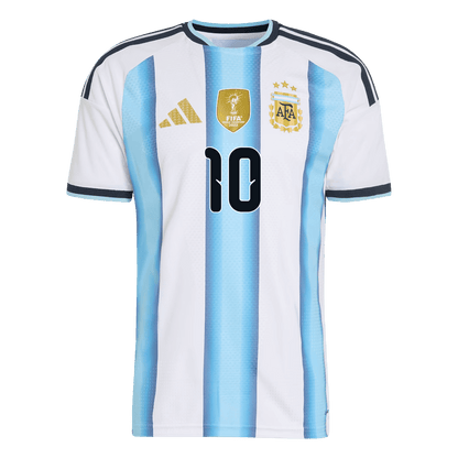 Tricouri Fotbal Argentina MESSI #10 Acasă Cupa Mondială 2026 Authentic
