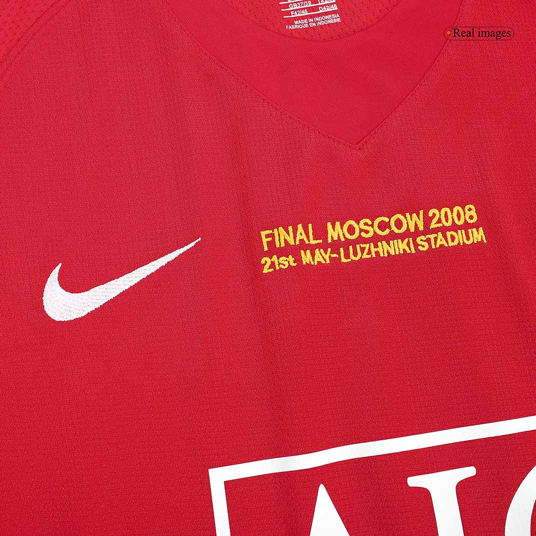 Tricouri Fotbal Vintage Manchester United ROONEY #10 Acasă 2007/08 - UCL Final