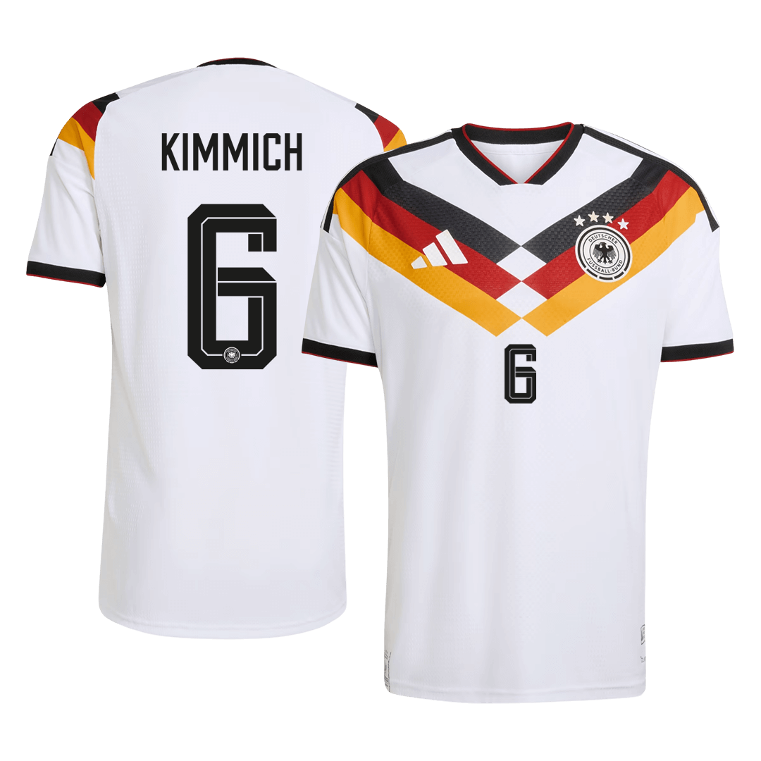 Tricouri Fotbal Germania KIMMICH #6 Acasă Cupa Mondială 2026 Authentic