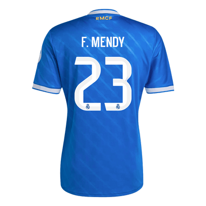 Tricouri Fotbal Real Madrid F. MENDY #23 Treilea 2025/26