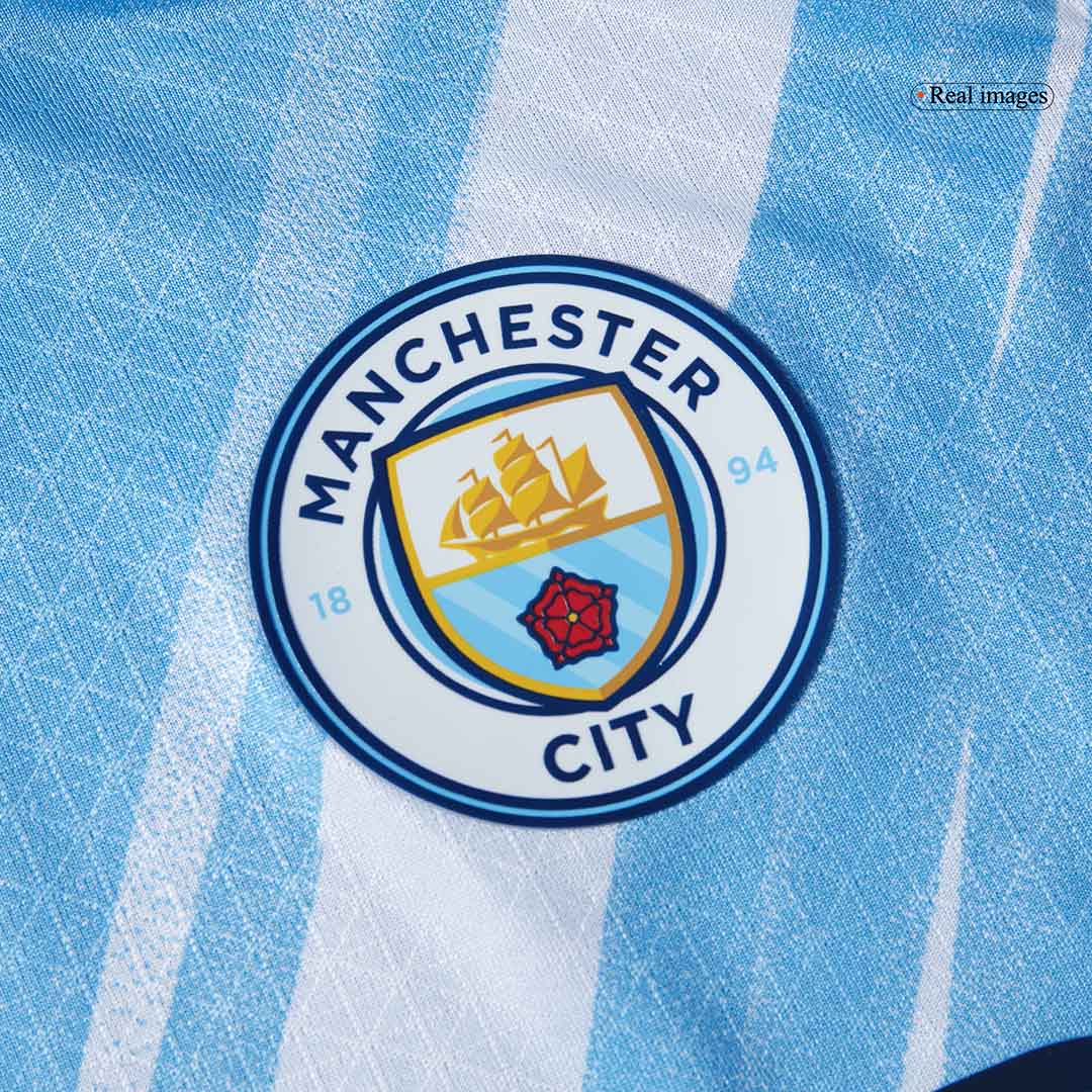 Tricouri Fotbal Manchester City REIJNDERS #4 Acasă 2025/26 Authentic