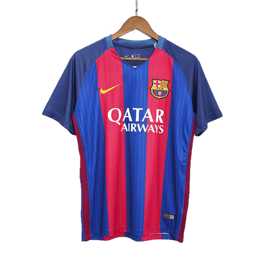 Tricouri Fotbal Vintage Barcelona Acasă 2016/17
