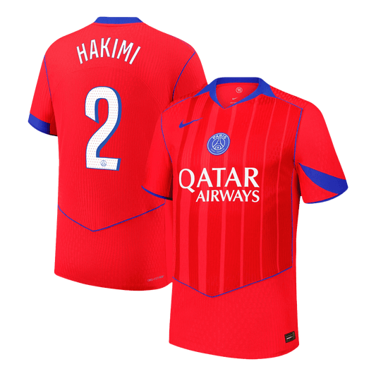 Tricouri Fotbal PSG HAKIMI #2 Treilea 2025/26 Authentic