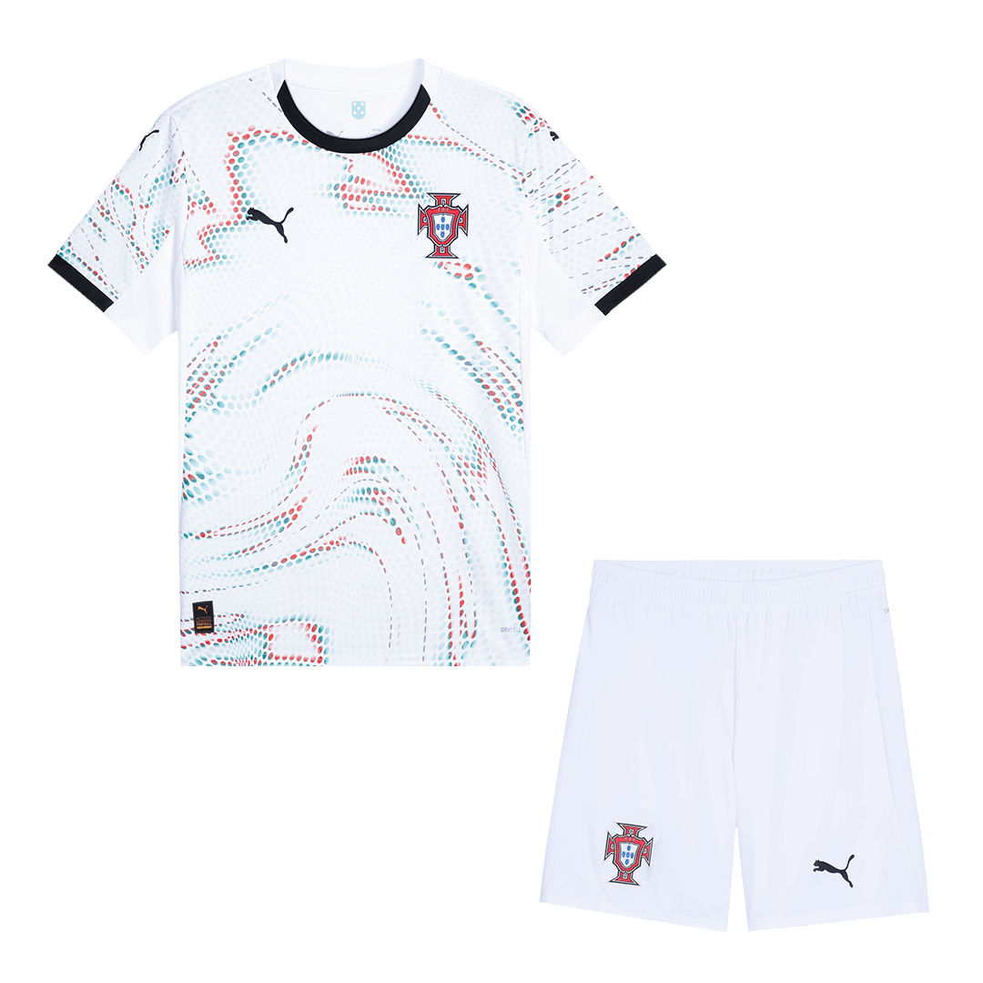 Set Tricouri Fotbal Portugalia Deplasare 2025.