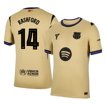 Tricouri Fotbal Barcelona RASHFORD #14 Deplasare 2025/26 - UCL