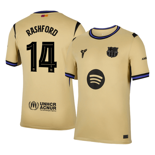 Tricouri Fotbal Barcelona RASHFORD #14 Deplasare 2025/26 - UCL