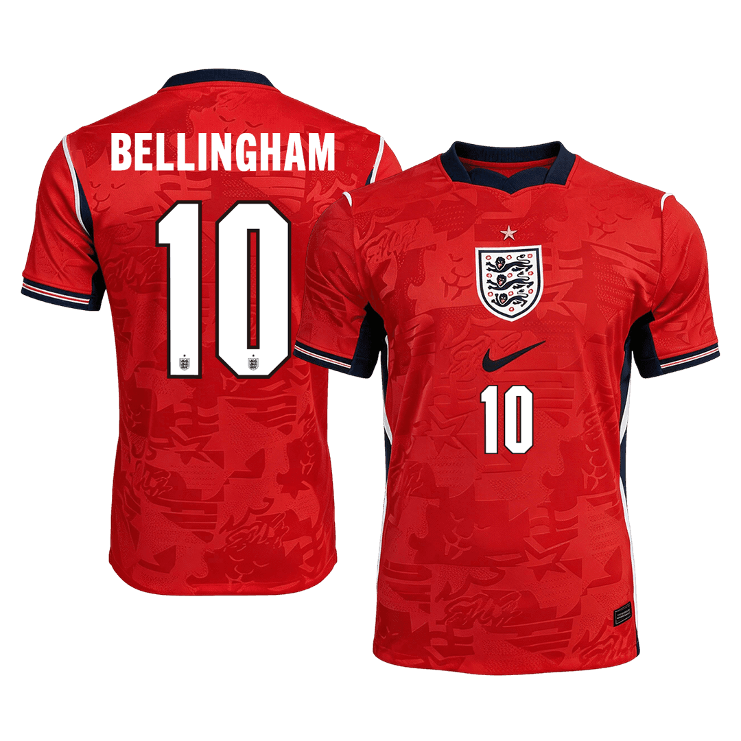 Tricouri Fotbal Anglia BELLINGHAM #10 Deplasare Cupa Mondială 2026 Authentic