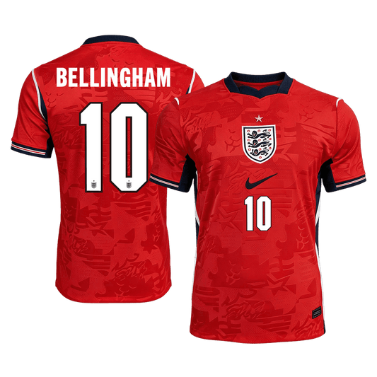 Tricouri Fotbal Anglia BELLINGHAM #10 Deplasare Cupa Mondială 2026 Authentic