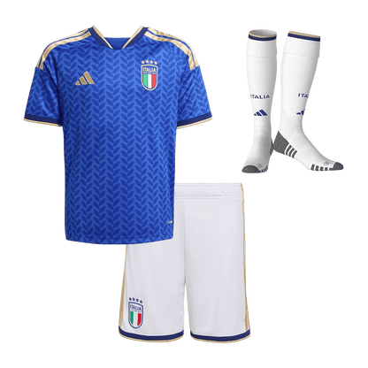 Set Tricouri Fotbal Italia Acasă 2025/26 Pentru Copii - Premium