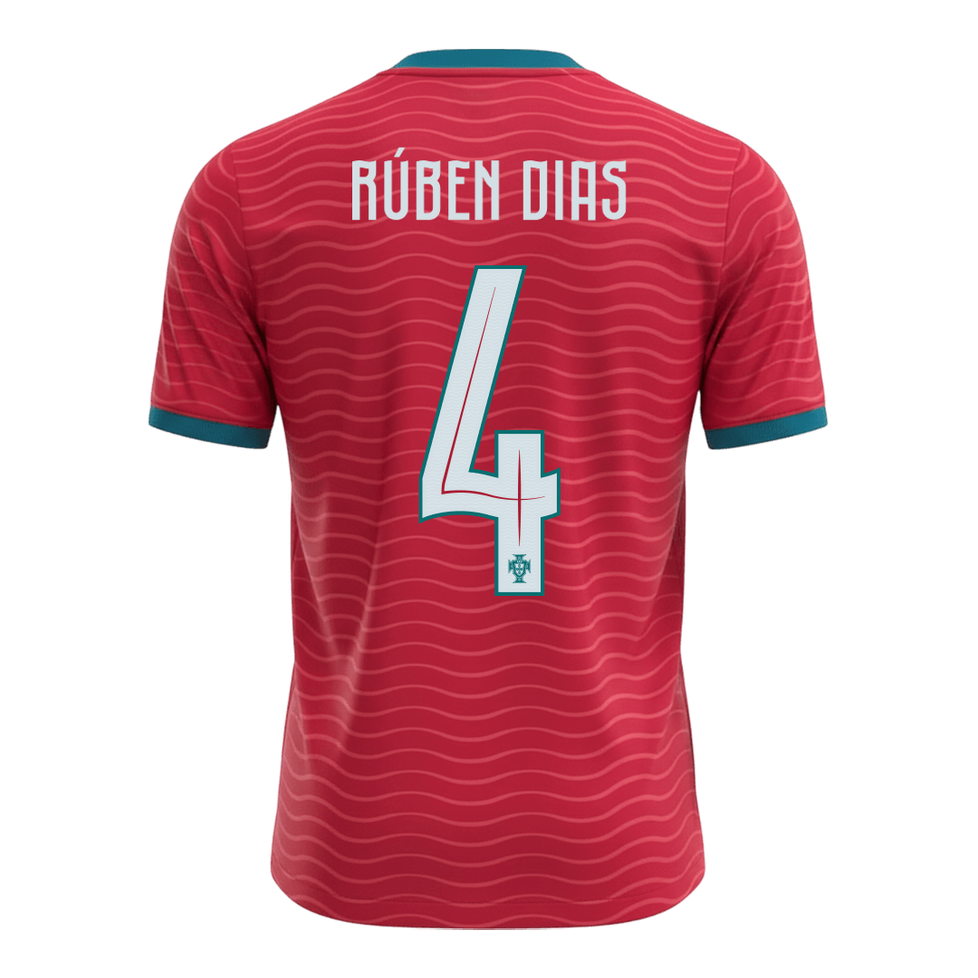 Tricouri Fotbal Portugalia RÚBEN DIAS #4 Acasă Cupa Mondială 2026