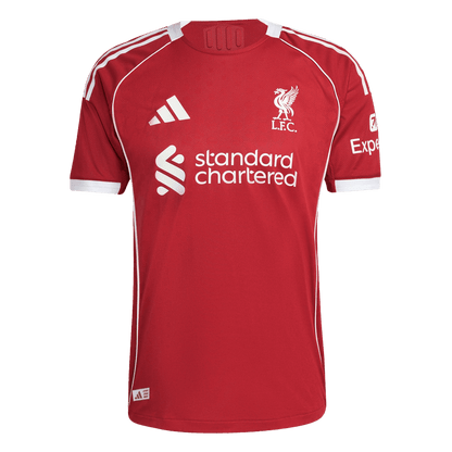 Tricouri Fotbal Liverpool ISAK #9 Acasă 2025/26 Authentic