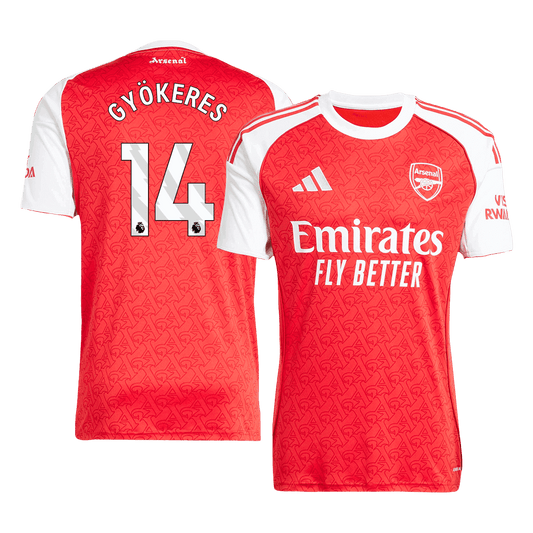 Tricouri Fotbal Arsenal GYÖKERES #14 Acasă 2025/26 - Premium