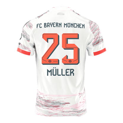 Tricouri Fotbal Bayern Munchen MÜLLER #25 Deplasare 2025/26