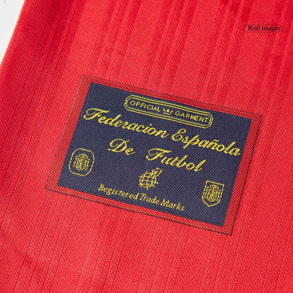 Tricouri Fotbal Vintage Spania Acasă 1996