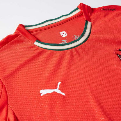 Tricouri Fotbal Portugalia Acasă 2025 Mânecă Lungă (mărime mare)