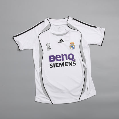 Tricouri Fotbal Vintage Real Madrid RAUL #7 Acasă 2006/07