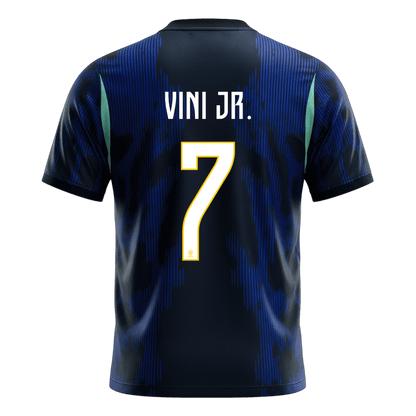 Tricouri Fotbal Brazilia VINI JR. #7 Deplasare Cupa Mondială 2026