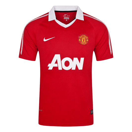 Tricouri Fotbal Vintage Manchester United Acasă 2010/11