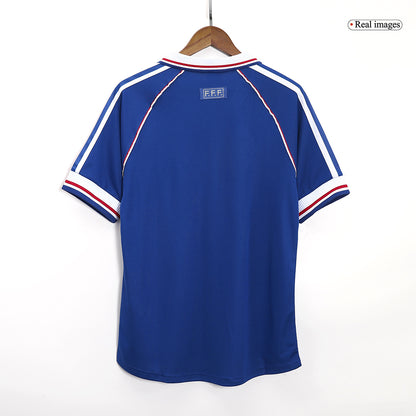 Tricouri Fotbal Vintage Franța Acasă 1998