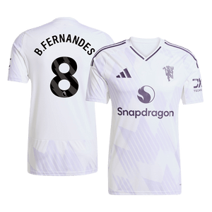 Tricouri Fotbal Manchester United B.FERNANDES #8 Deplasare 2025/26