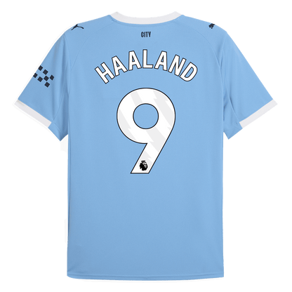 Tricouri Fotbal Manchester City HAALAND #9 Acasă 2025/26 - Premium