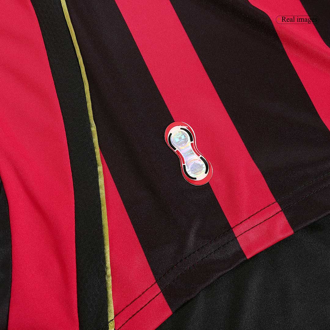 Tricouri Fotbal Vintage AC Milan MALDINI #3 Acasă 2006/07