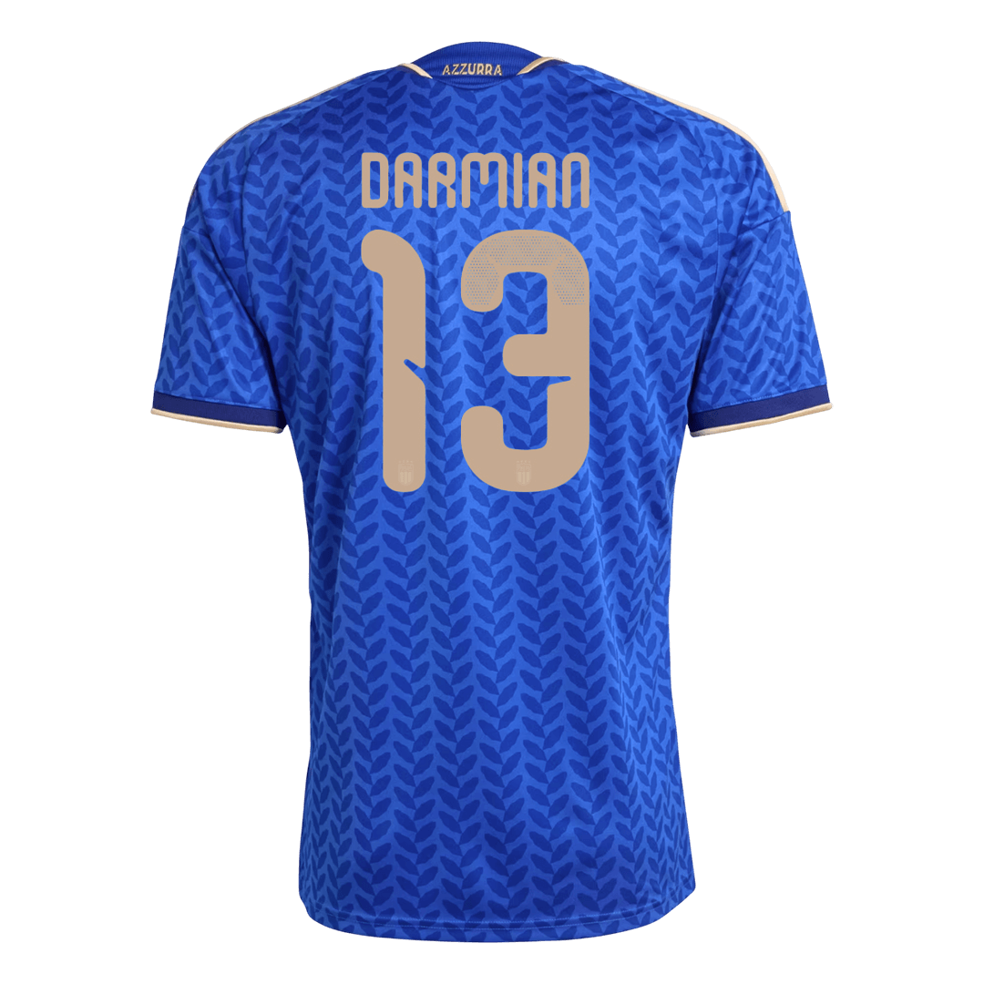 Tricouri Fotbal Italia DARMIAN #13 Acasă Cupa Mondială 2026 - Premium
