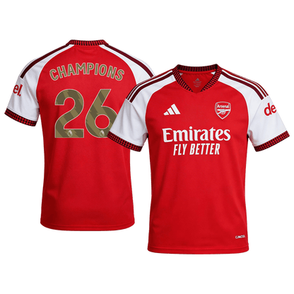 Tricouri Fotbal Arsenal CHAMPIONS #26 Acasă 2026/27