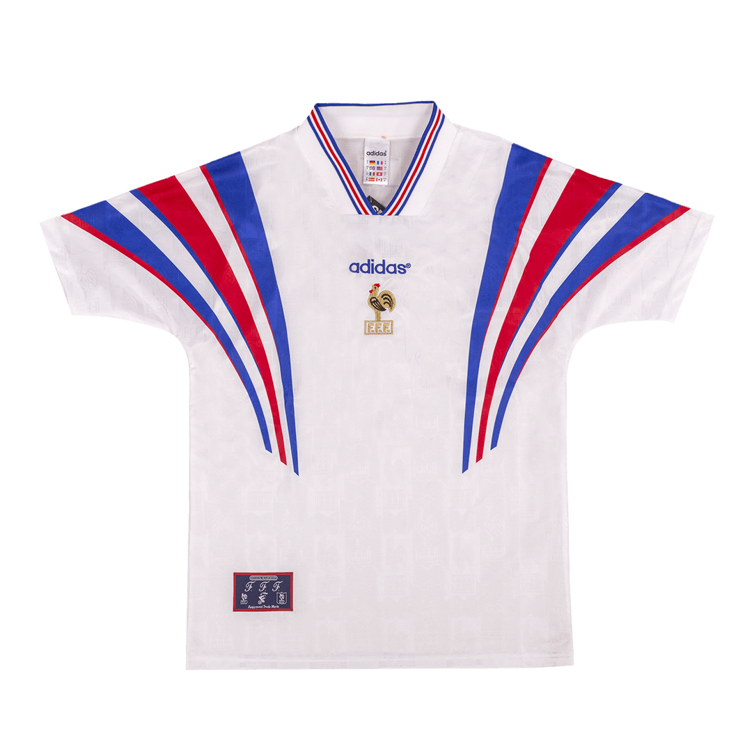Tricouri Fotbal Vintage Franța Deplasare 1996