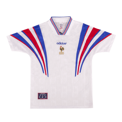 Tricouri Fotbal Vintage Franța Deplasare 1996
