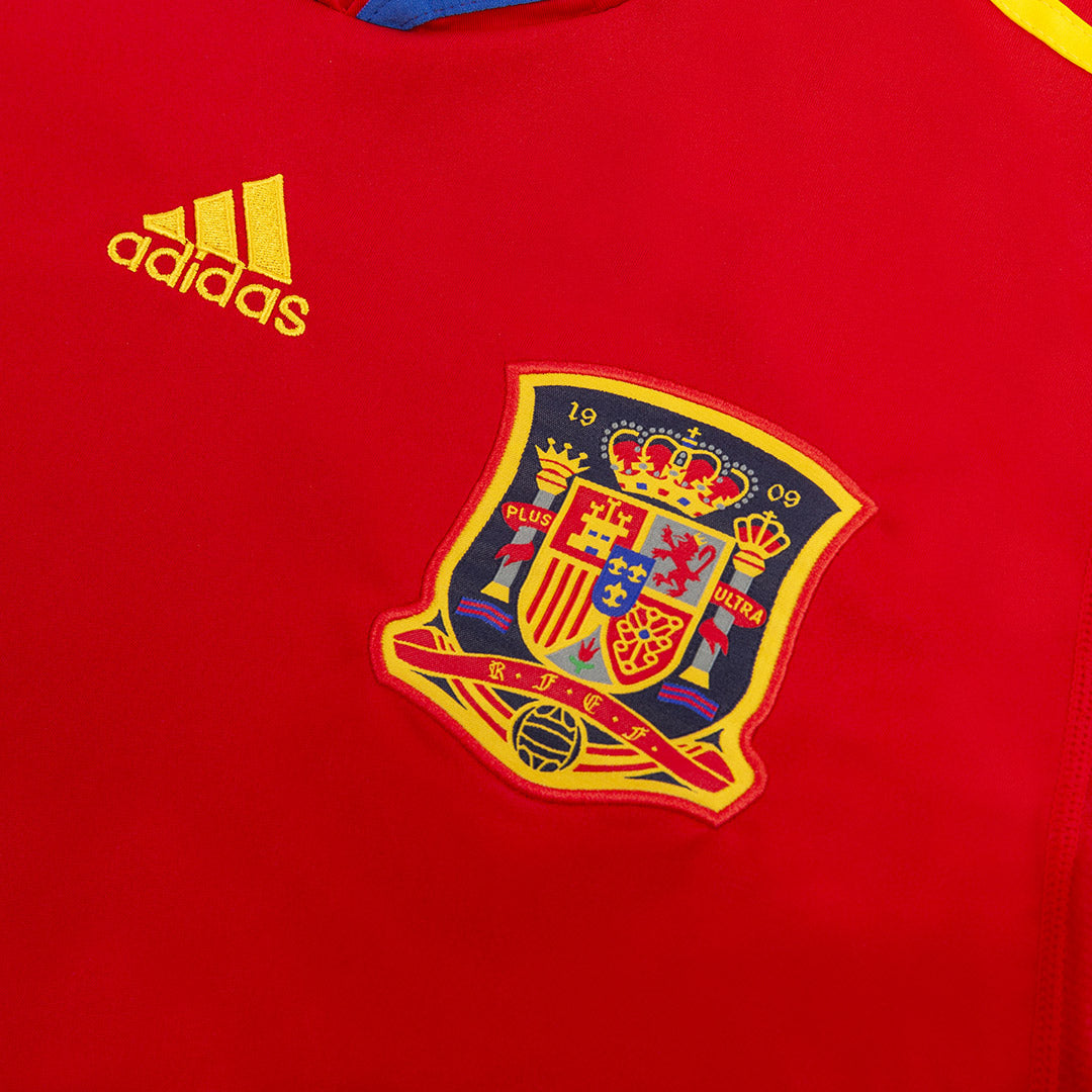 Tricouri Fotbal Vintage Spania A. INIESTA #6 Acasă 2010