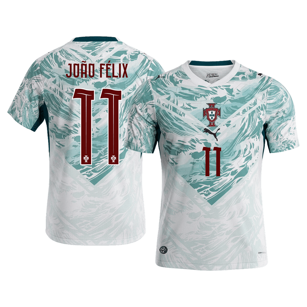 Tricouri Fotbal Portugalia JOÃO FÉLIX #11 Deplasare Cupa Mondială 2026