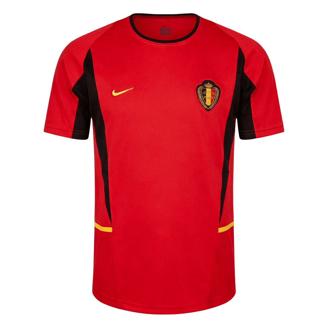 Retro 2002 Belgium Primera Equipación Copa del Mundo