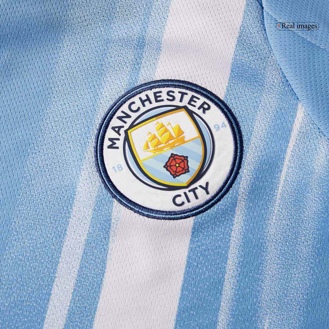 Tricouri Fotbal Manchester City DE BRUYNE #17 Acasă 2025/26 - Premium