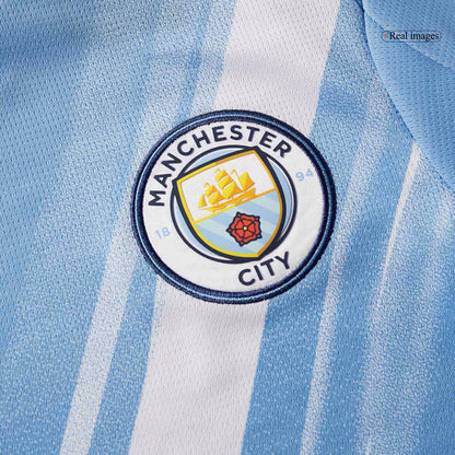 Tricouri Fotbal Manchester City DE BRUYNE #17 Acasă 2025/26 - Premium (mărime mare)