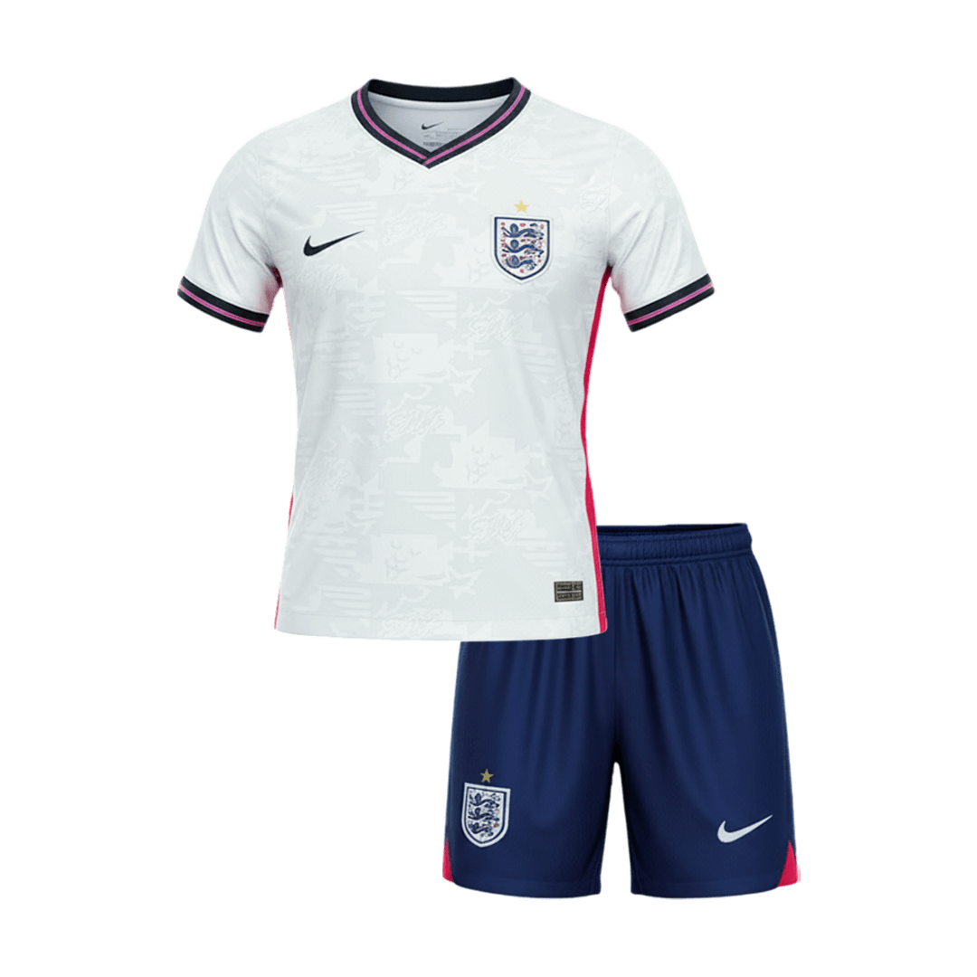 Set Tricouri Fotbal Anglia Acasă 2026 Pentru Copii